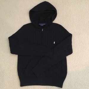 Ralph Lauren Black Sweater Hoodie